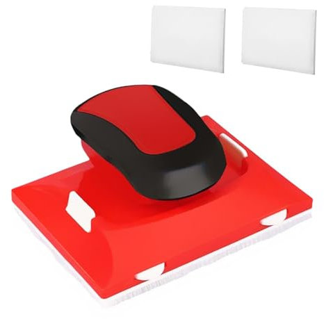 Paint Edger Tool, Painting Edge Tool, Flawless Edges Latex Paint Flat Edger, Cutting in Tool, Corner Painting Tool for Wall and Ceiling Cutting in, Painting Corner(with 2 Pads) (3)