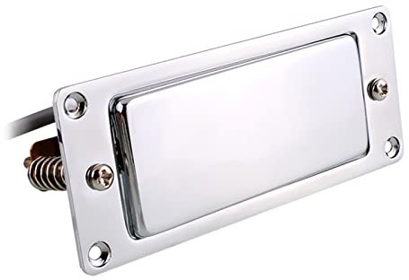 Solinder Mini Humbucker Pick-up Mini Humbucker Pickup Kit Kompatibel mit LP E-Gitarre Hals Bridge Coil Pickup Verchromt