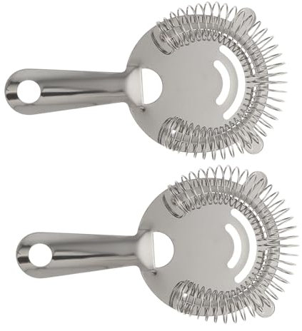 MAGICLULU 6pièces Filtre à Glace Acier Inoxydable pour Bartender Outils De Bar Passoire à Cocktails Accessoires De