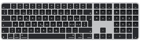 Apple Magic Keyboard mit Touch ID und Ziffernblock für Mac Modelle mit Apple Chip – Schweiz – Schwarze Tasten ​​​​​​​