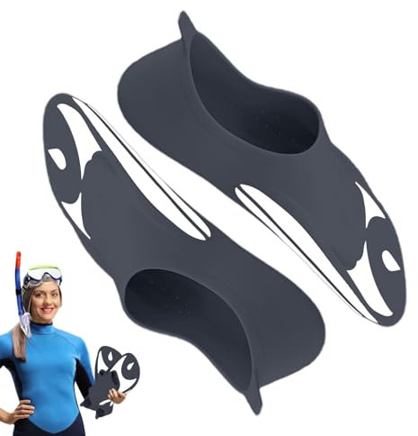 Pinne da nuoto | Pinne corte | Attrezzature per snorkeling e per immersioni per adulti e bambini, attrezzature sportive per piscina e vacanze