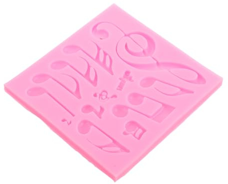 Alipis Music Note Silicone Mold Cake Decorating Supplies Fondant Candy Molds for DIY Baking