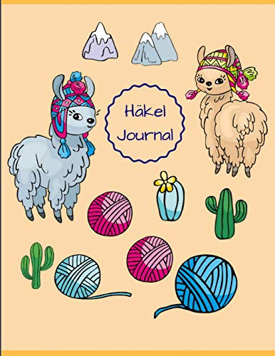 Häkel Notizen: Häkelbuch Blanko, Notizbuch, Notizheft für Häkelarbeiten