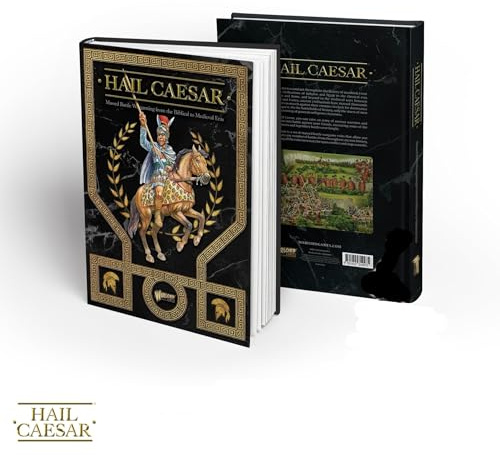 Warlord Hail Caesar Rulebook Second Edition - Roman War Game Book, Tabletop Military Wargaming Procedures and Rules, Recreate Historical Battles - Spanish Language Version (Spanish Edition)