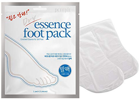 Petitfée Dry Essence Foot Pack - Nuova pedicure di tendenza bellezza 2016, maschera a calzino, maschera a secco per i piedi, per combattere le anse ai piedi