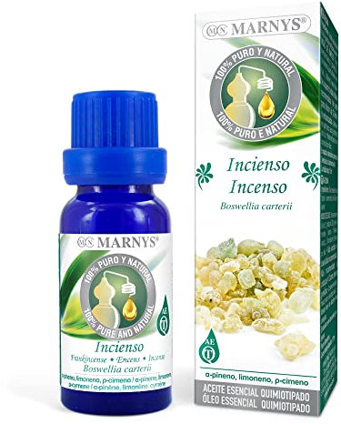 MARNYS Aceite Esencial Incienso 100% Puro Quimiotipado 15ml