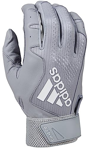 adidas Adizero 4.0 Schlaghandschuh für Erwachsene, Leder, Grau, Größe XS