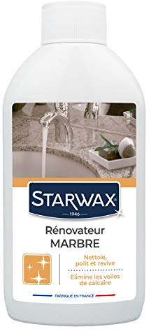 STARWAX - Shine Restorer for Marble and Natural Stone - Cleans, Revives and Shines - Polishes and Restores Shine - Removes Limescale Deposits - 250ml