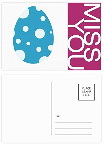 Ostern Religion Festival Punkte Ei Miss Postkarten-Set Danksagungskarte Postkarte Seite Postkarte Postkarte Karte Karte Postkarte Karte Karte Postkarte