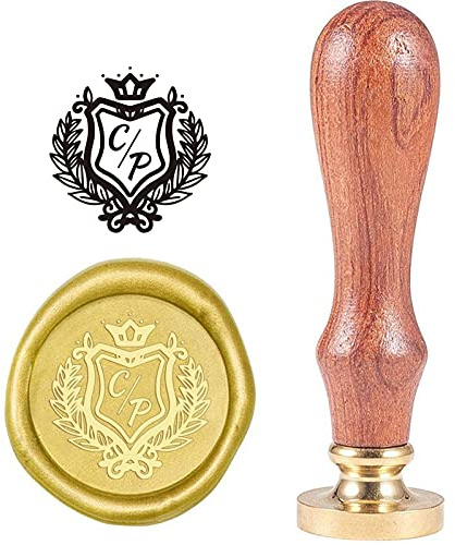 craspire Personalisierte Wachssiegelstempel Personalisiertes Logo Design Benutzerdefinierte Siegellackstempel Retro Messing Kupfer Siegelstempel Mit Holzgriff Für Hochzeitseinladungsgeschenk (34)