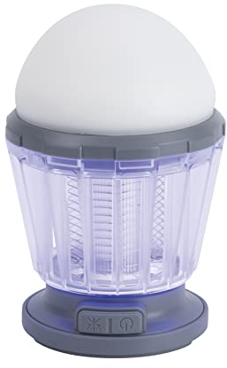 Jata MOST3522 - Lámpara Antimosquitos Eléctrico, Uso Interior y Exterior, Actúa en 50 m², Elimina por Descarga, Carga USB, Silencioso, Bajo Consumo