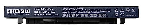 EXTENSILO Replacement Battery compatible with Asus X550C, X550E, X452EP, X452VP, X550CA, X550CC, X550CL, X452V Laptop (3000mAh, 14.8 V, Li-ion)