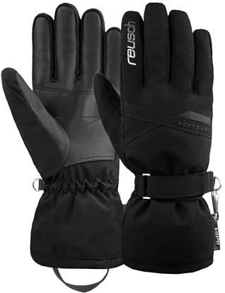 Reusch Skihandschuhe für Damen | extra warm & wasserdicht mit Softshell | atmungsaktive Winterhandschuhe mit langer Stulpe, für Ski, Outdoor & Freizeit, Größe 6-8,5, Helena R-TEX XT