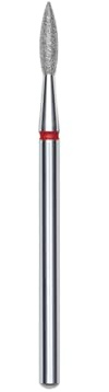 STALEKS PRO – DIAMANT BIT – vass flamma (röd ring) I avgassats för naglar I slippersats för elektriska slipmaskiner I nail drill it för APPARATIva manikkörsbär och pedikkurer (FA11R021/8)
