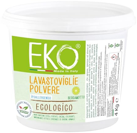 Eko Detersivo Lavastoviglie Polvere Ecologico 4Kg