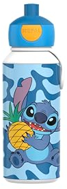 Mepal - Gourde Pop-up Campus Étanche pour L'école - Réutilisable pour Enfant - Sans BPA et Lavable au Lave-Vaisselle - 400 ml - Stitch