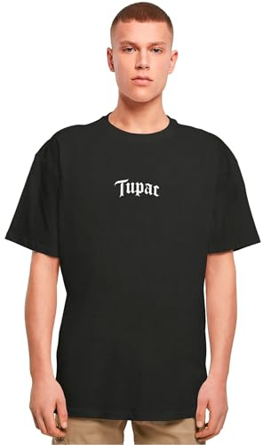 Mister Tee Mt3128-2pac-2pacalypse Now Oversize Tee T-Shirt, Nero, M Uomo