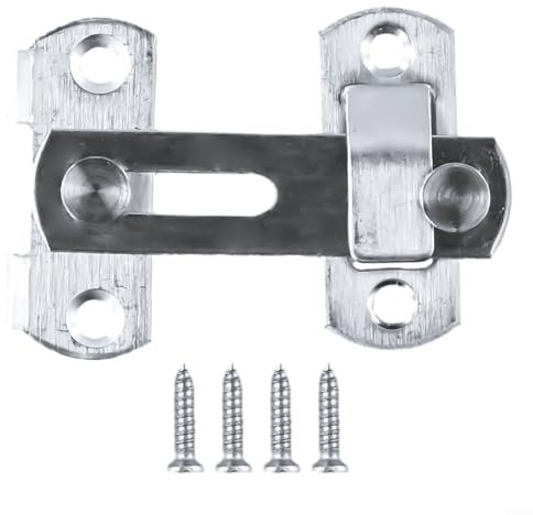 Serratura a scatto in acciaio inox di alta qualità per porte scorrevoli e armadi, 70 x 50 mm, tipo A, trattamento di trafilatura