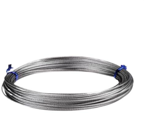 SJHFKDK Drahtseil, Stahlseil Edelstahl-Drahtseil-Struktur 7X7 Drahtseil-Durchmesser 0,5 MM-5 MM(5mm)