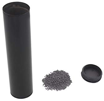 RASTKY Ritmo Percusión Cilindro Shaker de Musical Instrumentos de Percusión de Ritmo - Profesional de Rendimiento Shaker (BLACK)