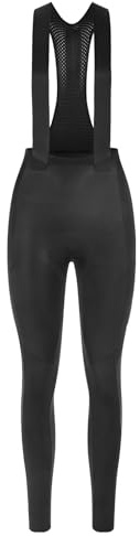 Santic Fahrrad-Trägerhose Damen Hohe Elastizität Fahrradhose Lang Gepolstert mit Formendem Schnitt Seitentasche Bib Tight