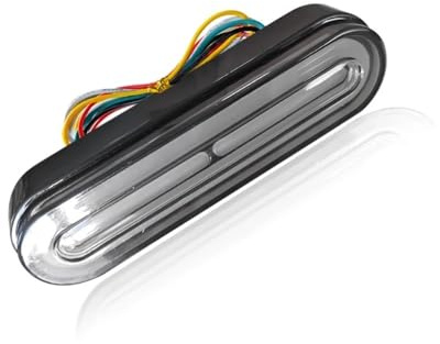 LTCZGRCI Luz Trasera Led Motocicleta Luz de freno trasera 3 en 1 60 LED, DC12-80 V, luz señal giro secuencial dinámica, conducción para ATV, UTV, camión, motocicleta