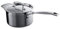 Le Creuset 3-Ply Stainless Steel Saucepan with Lid, 18 x 11.1 cm, 96200918001000, Silver