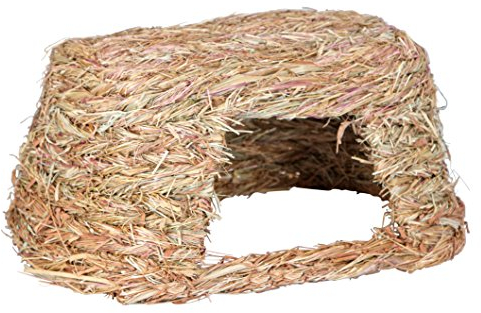 Kerbl Pet Grashaus, Nagerhaus, Kleintierhaus, 39x29x19,5cm, Gras, Nager, frei von Draht- oder Kunststoffteilen