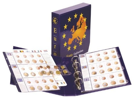 LINDNER Das Original Vordruckalbum Euro Collection: Kursmünzensätze alle Euro-Länder