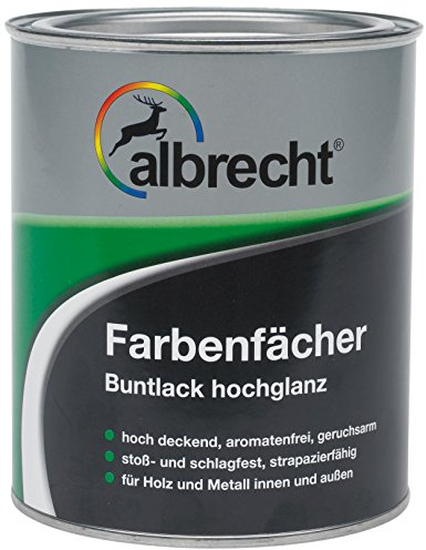 Albrecht Farbenfächer Buntlack hochglanz RAL 5010 375 ml, blau, 3400505800501000375