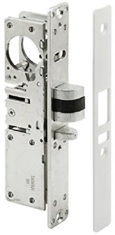 Pacific Doorware Storefront Door Mortise Deadlatch Adams Rite Style Lock in Aluminum (Left Hand, 1 1/8)