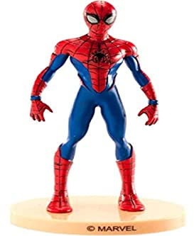 Dekora - Tortendeko Geburtstag Cake Topper | Torten Deko Geburtstag Spiderman Figur für Torte - Torten Zubehör aus PVC, 9 cm