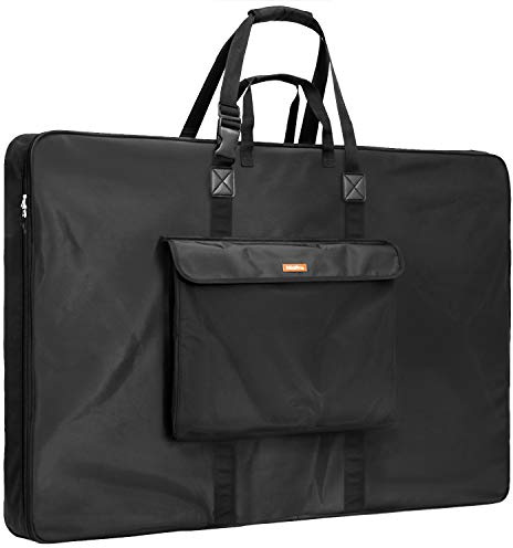 Nicpro Kunst-Portfolio-Tasche, schwarz / schwarz, 34 x 42 inches, Modern