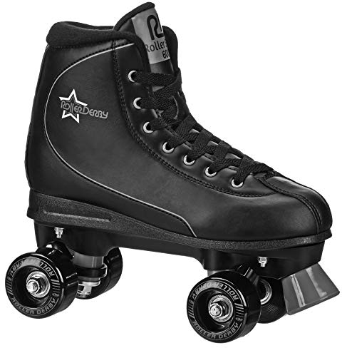 Roller Derby Roller Star 600 Herren Rollschuhe, Schwarz/Grau, Größe 07
