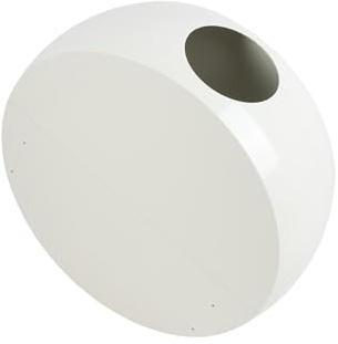 Wäschekorb, hergestellt in Italien, elegantes und modernes Design, 60 Liter, schmutziger Wäschekorb für Bad und Wäsche, Korb für Schmutztücher – Weiß