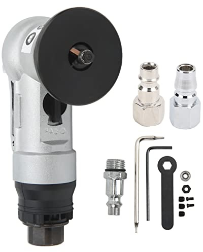 Pneumatische Anfasmaschine, 1/4 Zoll Luftfasenmaschine für Metall, 30000rpm R0-R1 Luftfasenmaschine mit 5-stufiger Geschwindigkeitseinstellung für Metallbeschnitt & Entgraten(Amerikanischer Stil)