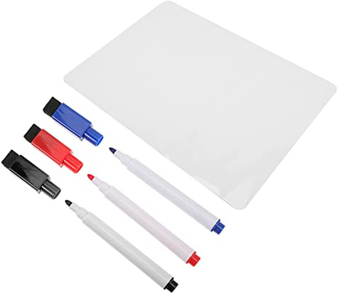 ULTECHNOVO 1satz Magnetisches Whiteboard Mit Wiederverwendbaren Blättern Und Markern Abwischbar Für Büro Küche Und Organisation Von Notizen Und To-do-listen