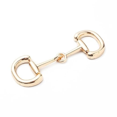 YOGAYE 1 paio di fibbie in lega con catena per scarpe in metallo per scarpe fai da te Borsa per abbigliamento Hardware Fibbie per scarpe Accessori decorativi