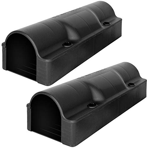 Köderstation Ratten Set Rohr Köderbox 2-10Stk.Garten Mausfalle Mäuse Rattenköderbox Box Rattenköderstation Rattenfalle Kinder- Haustiersicher Koederbox Petigi, Anzahl:2