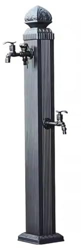 WNYAILLL Fontana da Giardino in Stile Antico, Fontanella a Colonna con Rubinetto Acqua, Colonna d'Acqua per Il Giardino, per Giardino, terrazza o Piscina