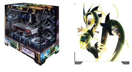 Cajas De Computadora, Caja De Juegos De PC De Torre Media M-ATX/ATX/ITX - Puerto Frontal De E/S USB 3.0/Tipo C - Vista Panorámica De 270° - Panel De Vidrio Templado - Personalización Privada