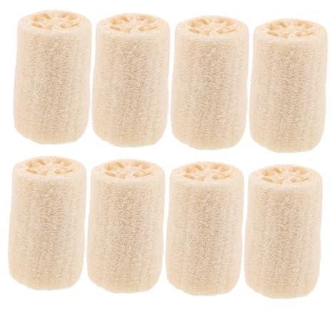 Beavorty 8stücke Natürlicher Luffa-spülschwamm Für Peeling Bad Und Dusche Effektiver Scheuerschwamm Für Körper Und Küche Langlebiges Reinigungswerkzeug