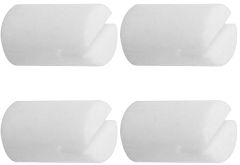 Vaguelly Cejuela de Cuerda de Banjo en Hueso de Buey Blanco, Paquete de 4 Piezas Fijación Segura y Fuerte Sustain para Músicos y Entusiastas del Banjo