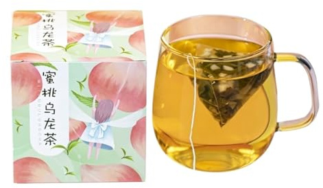 Peach And White Peach Oolong Tea (10-packbox) - Suitable For Both Hot And Cold Brewing. Fruity(2pcs)