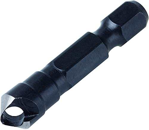 wolfcraft Tool Steel Deburring Counter, Hexagon Shank I 4370000 I Counterboring and deep countersinking