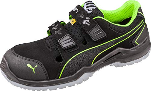 Puma PU644300-44 Scarpe ESD di Sicurezza, Nero/Verde, 44