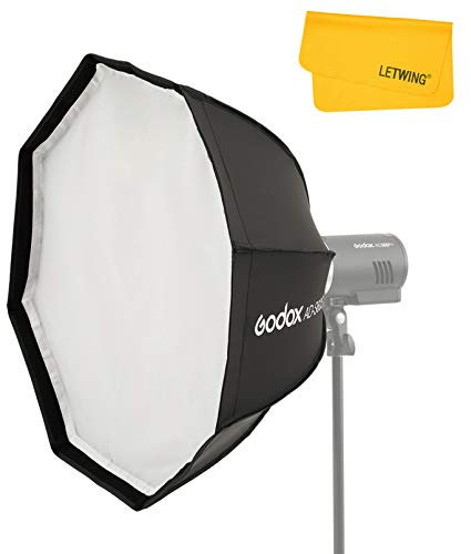 Godox AD-S60S 60cm/23.6inch Portable Softbox Octagon Umbrella Style with Mount for AD400 Pro AD300 Pro Studio Flash and ML60 LED Light