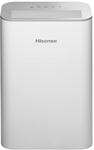 Hisense AP580H Purificador de aire UV-C para eliminación de virus, polen, polen y pelo animal, Clase A, Nivel de ruido <65dB(A), Ionizador, Hepa Filter (H13)+ filtro de carbón activado