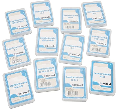 Betzold Rechtschreibquartett - 12 Karten-Spiele Grundschule Schreiben Lernen