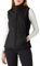 Outdoor Ventures Softshell Weste Damen Ärmellose Jacke Laufweste Leicht Winddicht Warm Fleeceweste Stehkragen Sport Golf Weste mit 4 Taschen für Wandern Camping Schwarz XL